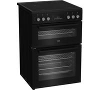 BEKO AeroPerfect FDC6731K 60 cm Electric Ceramic Cooker - Black, Black