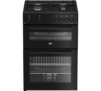 Beko FTG6201K 60cm Gas Cooker - Black