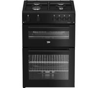 BEKO FTG6201K 60 cm Gas Cooker - Black, Black