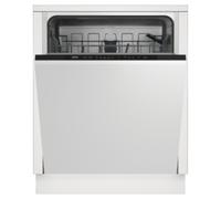 Beko Fully Integrated Standard Dishwasher - Black with Fixed Door Fixing Kit - E Rated