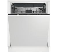 Beko Fully Integrated Standard Dishwasher - Black with Fixed Door Hinge Kit