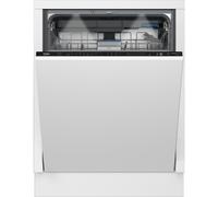 Beko BDIN38540P Fully Integrated Full Size Dishwasher - Black Control Panel with Sliding Door Kit - C Rated, Black