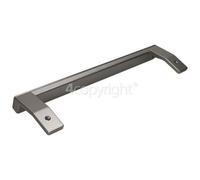 Beko Genuine Fridge / Freezer Door Handle - Silver - Bek5907610300