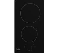 Beko HDMC32410BT 30cm Ceramic Hob - Black, Black