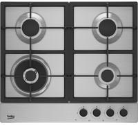 Beko HIAW64225SX 60cm Gas Hob with Front Knob Controls