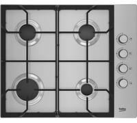 Beko HIBG64125SX 61cm Gas Hob - Stainless Steel, Stainless Steel
