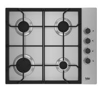 Beko HIBG64125SX 61cm Gas Hob - Stainless Steel