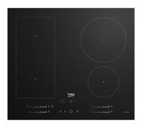 Beko HIIP64530UFT 60cm Induction Hob - Black Glass, Black