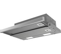 Beko HNT61321XH 60cm Telescopic Cooker Hood for External / Recirculation Ventilation - Stainless Steel, Stainless Steel