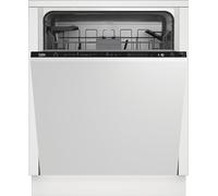 Beko HygieneIntense™ BDIN38440 Fully Integrated Full Size Dishwasher - Black Control Panel with Fixed Door Fixing Kit - C Rated