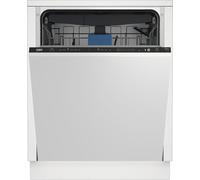 Beko HygieneIntense™ BDIN36530 Fully Integrated Full Size Dishwasher - Black Control Panel with Fixed Door Hinge Kit - D Rated, Black