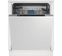 Beko HygieneShield™ BDIN16440 Integrated Full Size Dishwasher - Black Control Panel - C Rated, Black