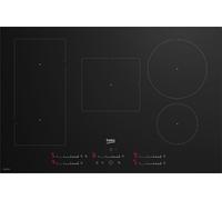 Beko IndyFlex HII85700UFT 80cm Induction Hob - Black, Black