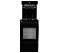 Beko KA52NEK 50cm Single Oven Gas Cooker - Black