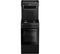 Beko KA52NEK 50cm Single Oven Gas Cooker With Eye Level Grill - Black