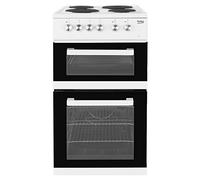 Beko KD531AW 50cm Electric Cooker with Sealed plate hob Hob - White - A Rated