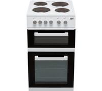 Beko KD531AW 50cm Electric Cooker with Sealed plate hob Hob - White - A Rated
