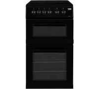 Beko KDC5422AK 50cm Double Oven Electric Cooker - Black