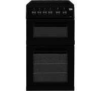 Beko 50cm Twin Cavity Electric Cooker - Black