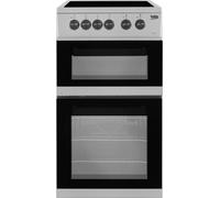 Beko KDC5422AS 50cm Twin Cavity Electric Cooker