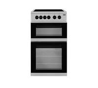 Beko KDC5422AS 50cm Twin Cavity Electric Cooker