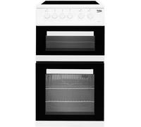 Beko KDC5422AW Ceramic Electric Cooker with Separate Grill, White, A Rated A