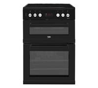 Beko KDC653K 60cm Electric Cooker with Ceramic Hob - Black
