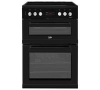 Beko KDC653K Freestanding 60cm Double Oven Electric Cooker-Black