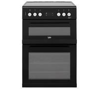 Beko KDC653W 60cm Double Oven Electric Cooker