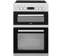 Beko KDC653S 60cm Double Oven Electric Cooker