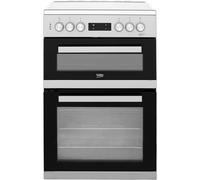 Beko KDC653S 60cm Electric Cooker with Ceramic Hob - Silver