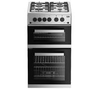 Beko KDG583S Gas Cooker with Gas Grill - Silver Silver