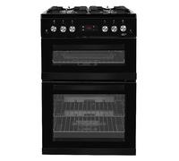 Beko KDG653K 60cm Gas Cooker with Full Width Gas Grill - Black Black