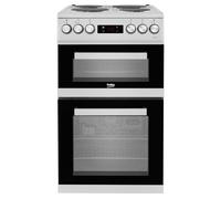 Beko KDV555AS 50cm Double Oven Electric Cooker