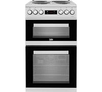 Beko KDV555AS 50cm Double Oven Electric Cooker