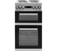 Beko KDV555AS 50cm Double Oven Electric Cooker