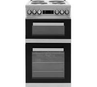 Beko KDV555AS 50cm Double Oven Electric Cooker