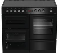 Beko KDVC100K 100cm Double Oven Range Cooker with 5 Zone Ceramic Hob