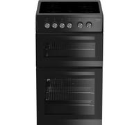 Beko KDVC563AK 50cm Double Oven with Ceramic Hob in Black