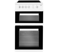 Beko KDVC563AW 50cm Double Oven Electric Cooker