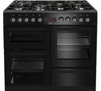 Beko KDVF100K 100cm Dual Fuel Range Cooker - Black