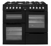 Beko KDVF100K 100cm Double Oven Range Cooker with 7 Burner Gas Hob