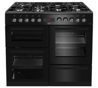 Beko KDVF100K 100cm Double Oven Range Cooker with 7 Burner Gas Hob