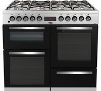 Beko KDVF100X 100cm Dual Fuel Range Cooker A