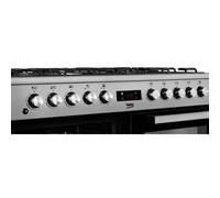 Beko KDVF100X 100cm Double Oven Range Cooker with 7 Burner Gas Hob