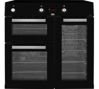 Beko KDVI90K 90cm Electric Range Cooker with Induction Hob - Black - A/A Rated