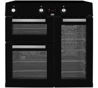 Beko KDVI90K 90cm Electric Range Cooker with Induction Hob - Black