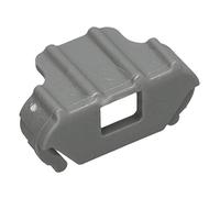 Beko Kit 2pcs Dishwasher Basket Rail Fasteners, Grey Plastic, 1732840100