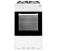 Beko KSG580W 50cm Freestanding Gas Single Cavity Cooker