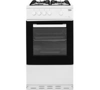 Beko KSG580W 50cm Single Oven Gas Cooker - White - A Rated, White